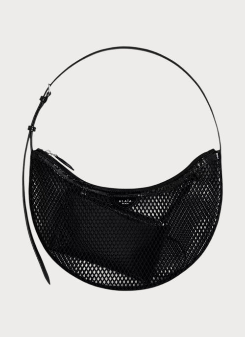 ALAIA One Piece Demi Lune Bag In Fishnet (Black) - LONDONKELLY 英國名牌代購