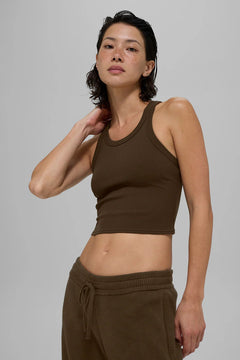 ALO YOGA Goddess Ribbed Go - To Tank | 羅紋經典背心 (多色) - LondonKelly 英國名牌代購