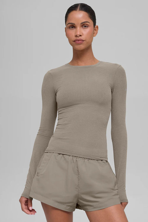 ALO YOGA Ribbed Sea Coast Long Sleeve | 羅紋長袖上衣 (多色) - LondonKelly 英國名牌代購