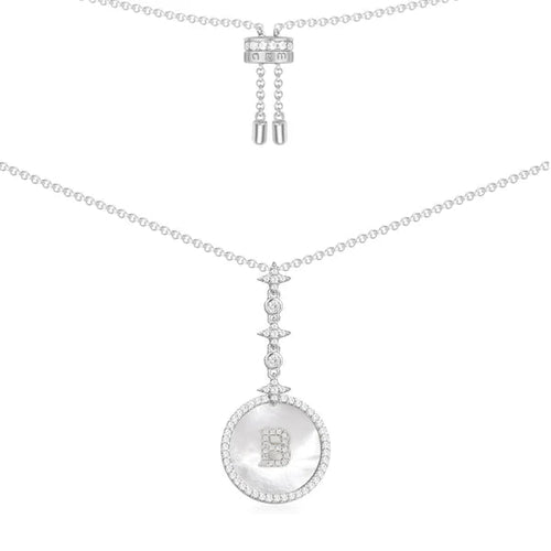 APM MONACO AC5794XNAA Alphabet Eternelle Adjustable Necklace | 可調式頸鏈 (銀色) - LondonKelly 英國名牌代購