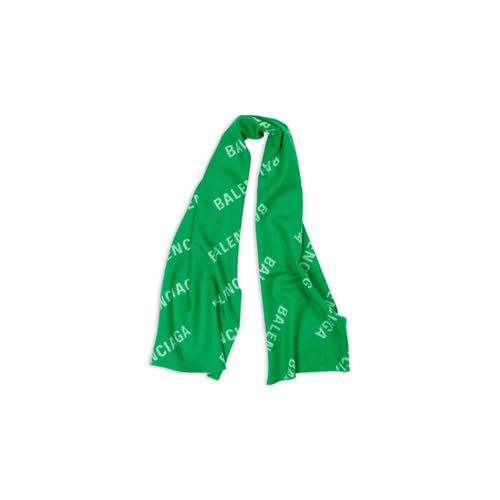 BALENCIAGA Allover Logo Macro Scarf | 巴黎世家 頸巾 (多色) - LondonKelly 英國名牌代購