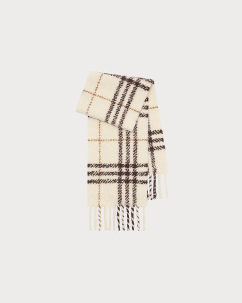 BURBERRY Check Alpaca Wool Blend Boucle Scarf | 博柏利 頸巾 (多色) - LondonKelly 英國名牌代購