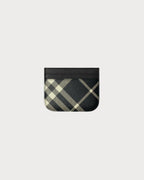 BURBERRY Check Card Case Black/Calico | 博柏利 格紋卡套 (黑色) - LondonKelly 英國名牌代購