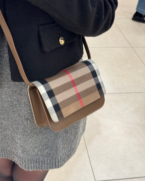 BURBERRY Mini Crossbody Bag | 博柏利 迷你手袋 (啡色) - LONDONKELLY 英國名牌代購