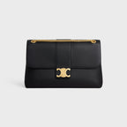 CELINE Large Celine Victoire Bag In Supple Grained Calfskin | 賽琳 手袋 (大碼/黑色) - LondonKelly 英國名牌代購