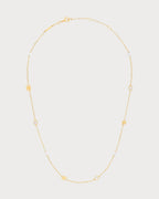 CELINE Les Perles Celine Necklace Resin Pearl & Brass(Gold) - LONDONKELLY 英國名牌代購