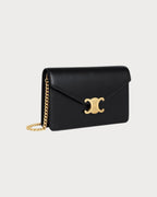 CELINE Wallet on Chain Triomphe | 賽琳 銀包連鏈帶 (多色) - LONDONKELLY 英國名牌代購