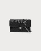 CHANEL A01112 Small Classic Flap Grained Calfskin Black | 香奈兒 經典手袋 (細碼23CM/黑色) - LONDONKELLY 英國名牌代購