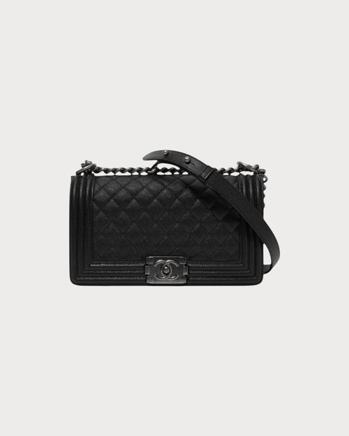 CHANEL A67085 Classic Small Boy Chanel Handbag | 香奈兒 手袋 (黑色) - LONDONKELLY 英國名牌代購