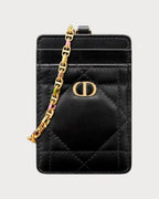 CHRISTIAN DIOR Miss Caro ID Holder with Chain | 迪奧 卡套連鏈帶 (多色) - LONDONKELLY 英國名牌代購