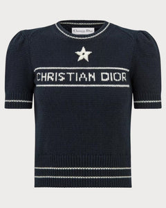 CHRISTIAN DIOR Short Sleeve Sweater Cashmere(2 Colors) - LONDONKELLY 英國名牌代購