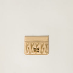 MIU MIU Matelasse Nappa Leather Card Holder | Miu Miu Card Holder (Multicolor)