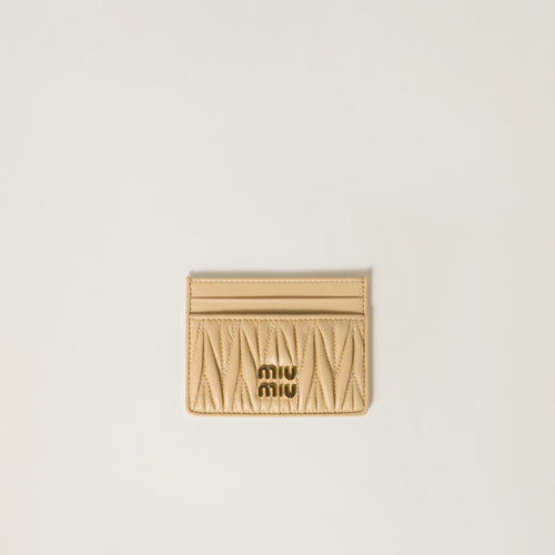 MIU MIU Matelasse Nappa Leather Card Holder | Miu Miu Card Holder (Multicolor)