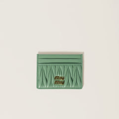 MIU MIU Matelasse Nappa Leather Card Holder | Miu Miu Card Holder (Multicolor)