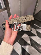 GUCCI Men’s GG Marmont Reversible Belt(37MM/Black) - LONDONKELLY 英國名牌代購