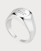 GUCCI Trademark Thin Ring | 古馳 戒指 (銀色) - LONDONKELLY 英國名牌代購