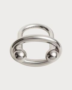 HERMES Satellite Scarf 90 Ring | 愛馬仕 絲巾扣 (Silver)