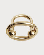 HERMES Satellite Scarf 90 Ring | 愛馬仕 絲巾扣 (Gold)