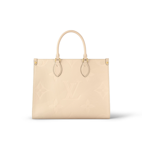 LOUIS VUITTON M45595 Onthego MM Tote Bag | 路易威登 手提袋 (Cream)