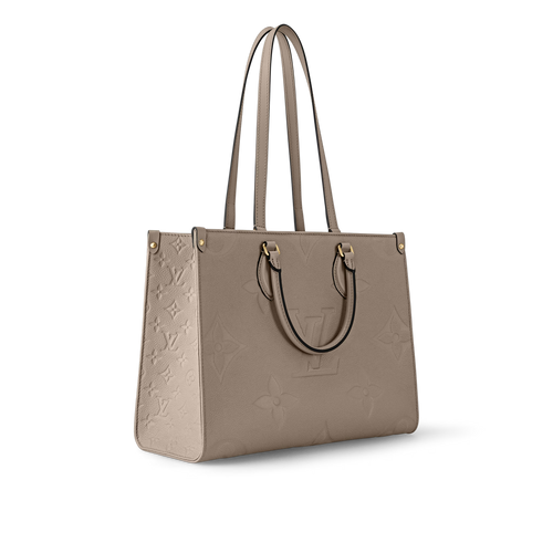 LOUIS VUITTON M45595 Onthego MM Tote Bag | 路易威登 手提袋 (Dune)