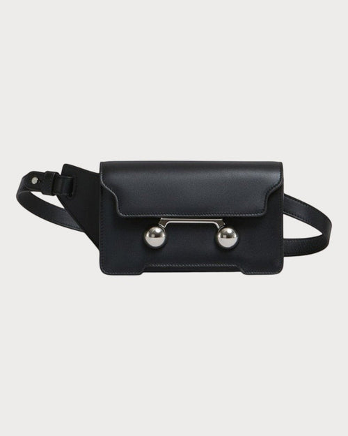 MARNI Black Leather Trunkaroo Crossbody Bag(Black) - LONDONKELLY 英國名牌代購