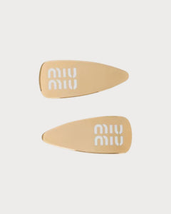 MIU MIU Enameled Metal Hair Clips | 繆繆 髮夾 (多色) - LONDONKELLY 英國名牌代購