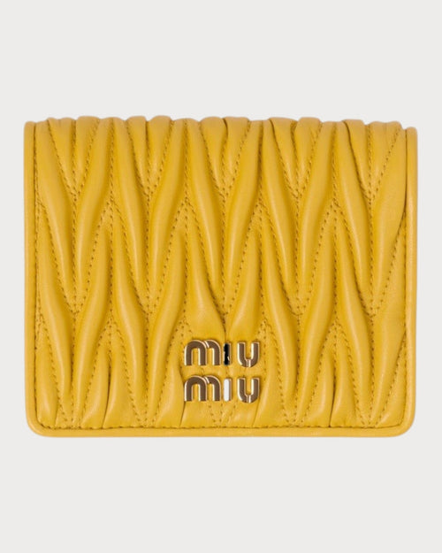 MIU MIU Matelasse Nappa Leather Wallet | 繆繆 銀包 (多色) - LONDONKELLY 英國名牌代購