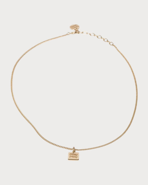MIU MIU Metal Necklace | 繆繆 頸鏈 (金色) - LONDONKELLY 英國名牌代購