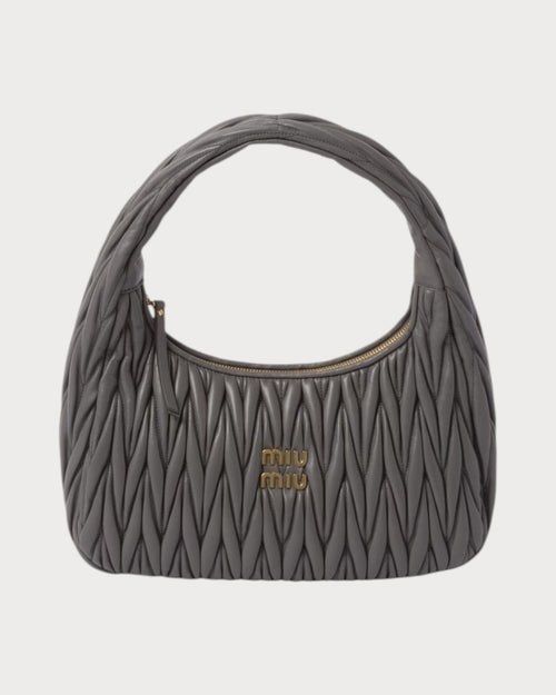 MIU MIU Wander Matelasse Nappa Leather Hobo Bag L Size | 繆繆 腋下袋 (大碼/多色) - LONDONKELLY 英國名牌代購