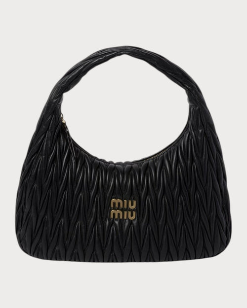 MIU MIU Wander Matelasse Nappa Leather Hobo Bag XL Size | 繆繆 手袋 (多色) - LONDONKELLY 英國名牌代購