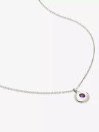MONICA VINADER February Birthstone Sterling - Silver Necklace | 頸鏈 (銀色) - LondonKelly 英國名牌代購