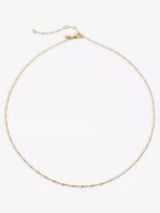 MONICA VINADER Fine Twist 18ct Yellow Gold - Plated Sterling Silver Vermeil Choker Necklace | 頸鏈 (金色) - LondonKelly 英國名牌代購