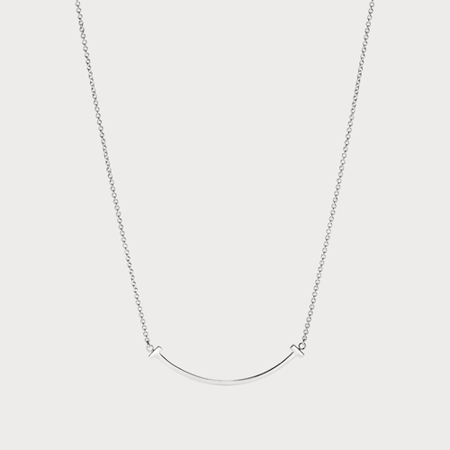 TIFFANY & CO. Tiffany T Smile Pendant in(Small/3 Colors) - LONDONKELLY 英國名牌代購