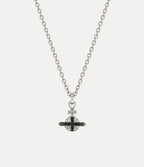 VIVIENNE WESTWOOD Man Mayfair Small Orb Pendant Necklace | 西太后 男仕頸鏈 (銀色) - LondonKelly 英國名牌代購