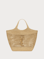 YSL SAINT LAURENT Icare Tote Bag Raffia(Natural) - LONDONKELLY 英國名牌代購