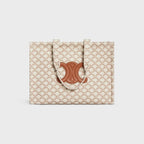 CELINE Textile Large Cabas Thais | 賽琳 手提袋 (大碼/白色)