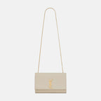 YSL SAINT LAURENT Kate Medium Chain Bag | 聖羅蘭 手袋 (White)
